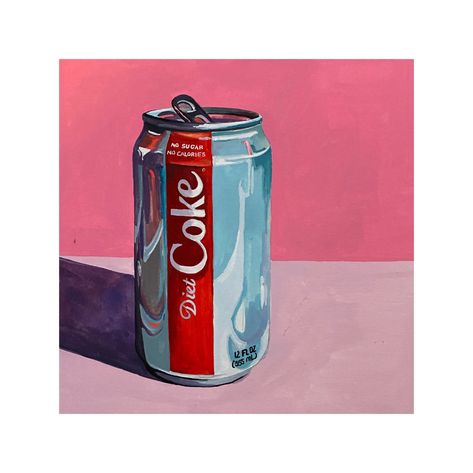 Coke Painting, Can Still Life, Diet Coke Can, Bedroom Vanity Set, Coke Can, Photo Envelope, Coke Cans, Old Fashioned Cocktail, Diet Coke