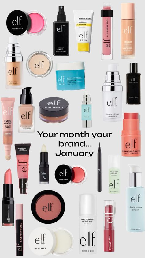 #elf #january #makeup #beauty #outfitinspo #cute #skincare #trendy January Makeup, Makeup Usa, Cute Skincare, Middle School Supplies, Makeup Collection Goals, Start Youtube Channel, School Bag Essentials, Inspo Makeup, Eye Makeup Pictures