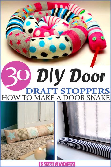 Diy Draft Excluder, Draft Dodgers For Doors Diy, Door Draft Stopper Diy How To Make, Diy Door Draft Stopper, Draught Excluder Diy, Draft Stopper Diy, Draft Snake, Door Stopper Diy, Hand Inspiration