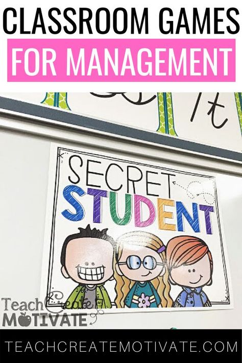 Secret Student, Positive Classroom Management, Classroom Elementary, Perfect Classroom, Classroom Management Elementary, Classroom Management Techniques, Classroom Behavior Management, Classroom Management Tips, Classroom Management Strategies