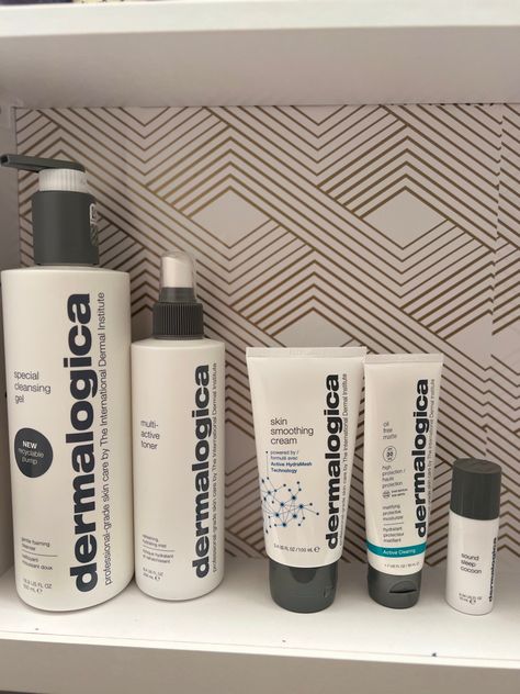 Dermalogica Skin Care Routine, Dermalogica Cleanser, Dermalogica Skin Care, Night Routines, Night Routine, Facial Skin, Hair Care Routine, Hair Products, Care Routine