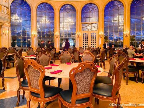 How To Get a Reservation at Be Our Guest Restaurant in Disney World Be Our Guest Disney, Rotating Restaurant, Be Our Guest Restaurant, Best Disney Restaurants, Pop Century, Animal Kingdom Lodge, Disney World Restaurants, Contemporary Resort, Disney Restaurants