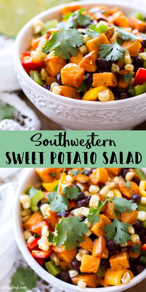 Healthy Potato Salad Recipe, Pollo Tropical, Healthy Thanksgiving Sides, Sweet Potato Salad Recipe, Thanksgiving Side Dishes Healthy, Healthy Spring Recipes, Potato Salad Recipe Easy, Potato Salad Healthy, Grilled Sweet Potatoes