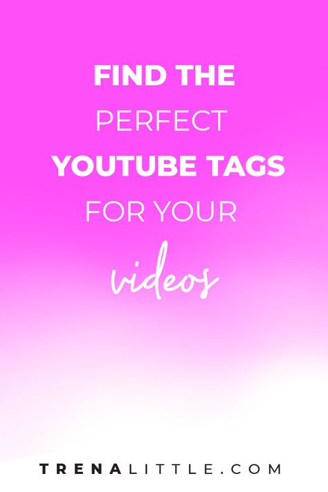 There is a lot of talk about finding the best YouTube tags or having the perfect YouTube tags for your video but ranking higher on YouTube isn't all about the YouTube SEO!  If you want to properly tag your YouTube videos you need to understand how YouTube Youtube Tags, Marketing Analysis, Youtube Seo, Youtube Subscribers, Youtube Logo, Youtube Marketing, Videos Youtube, Blog Tools, Internet Business