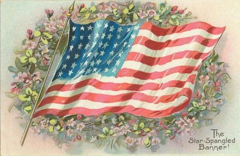 4th of July Vintage Images for your projects! American Flag Clip Art, Patriotic Images, Flag Wreath, Happy July, Vintage Flag, Star Spangled Banner, Etsy Banner, Vintage American Flag, The American Flag