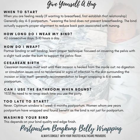 The Barefoot Momma LLC on Instagram: “✨Revised✨ A little info sheet of mine on postpartum Bengkung belly wrapping.  #bengkungbellybinding #bengkung #bengkungbellybind…” Belly Wrapping, Belly Wrap, Postpartum, Back Pain, Mom And Baby, Feelings, On Instagram, Instagram