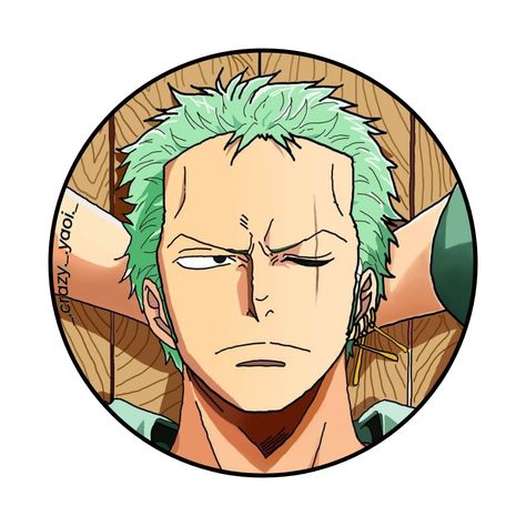 Zoro One Piece Icon, Zoro Sticker, Zoro Icons, One Piece Birthdays, One Piece Theme, Cd Artwork, One Piece Zoro, رورونوا زورو, One Piece Cartoon