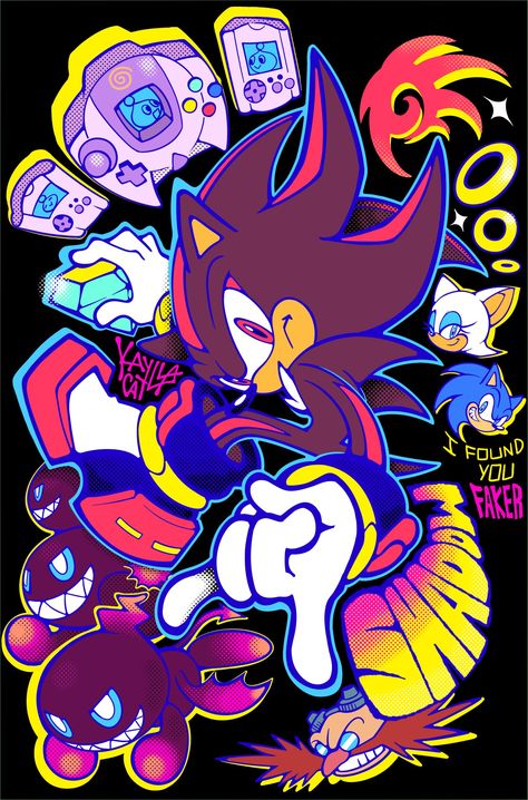 Sonic Adventure 2, Sonic Funny, Sonic Fan Characters, Sonic Franchise, Sonic Adventure, Hedgehog Art, Sonic And Shadow, Sonic Fan Art, Sonic Art