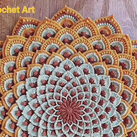 Asteria Doily Pattern, Crochet Asteria Pattern, Crochet Asteria, Asteria Crochet Pattern, Free Mandala Crochet Patterns, Mandala Crochet Pattern, Advanced Crochet Stitches, 3d Crochet, Crochet Curtain Pattern