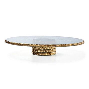 Annieglass Edgey Pedestal Cake Plate | Bloomingdale's Resin Cake Stand, Gold Cake Stand, Pedestal Cake Plate, Cake Pedestal, Afternoon Tea Set, Cake Platter, Christmas Dinnerware, Pedestal Stand, Glass Cake