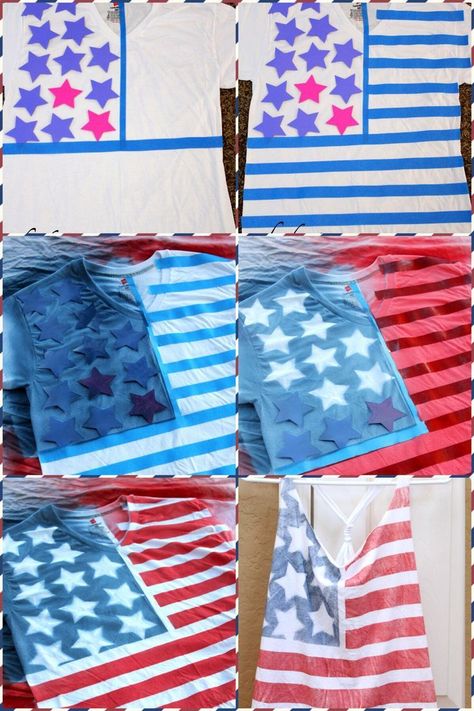 American Flag Shirts, 4th Of July Images, Fourth Of July Decorations, Tie Dye Crafts, July Baby, Fourth Of July Shirts, 4th Of July Outfits, Patriotic Holidays, July Crafts