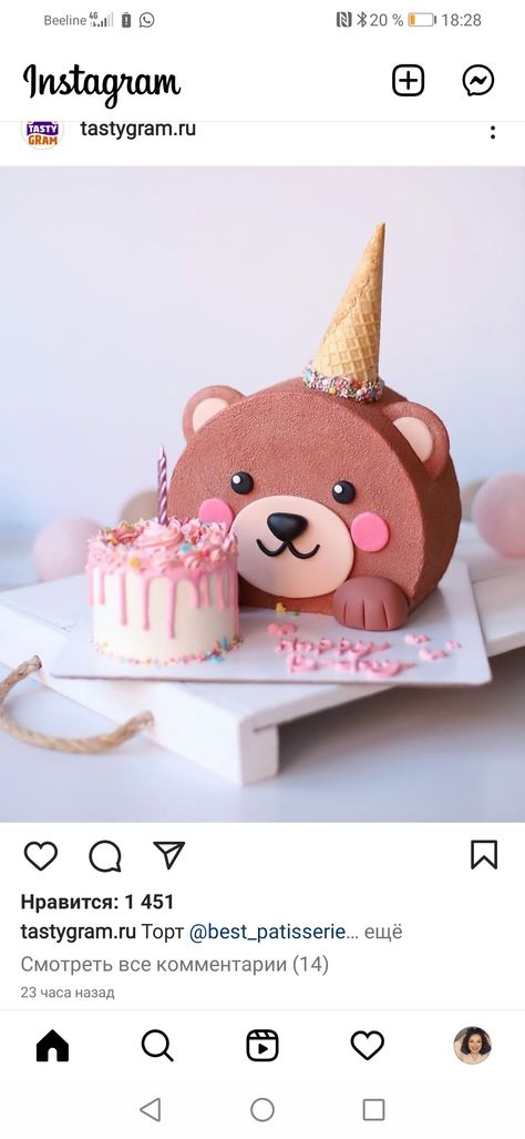 Bear Head Cake, Birthday Cake For Kids, Teddy Bear Face, Cake Bear, Cake For Kids, Easy Mandala Drawing, Funny Birthday Cakes, Simple Mandala, Bear Head