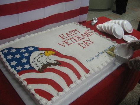 Veterans Day Cake, Patriotic Cakes, Waiting For Your Call, Military Cake, Veterans Day Celebration, Patriotic Cake, Fourth Of July Cakes, Veteran Day, Flag Cake