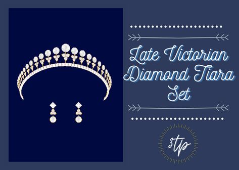 700 Followers Mini Gift - Late Victorian Diamond Tiara Set Plastic Bag Crafts, Mod Earrings, Sims 4 Tsr, Sims 4 Game Mods, Sims 4 Mm Cc, Sims 4 Body Mods, Play Sims, Sims 4 House Design, Sims 4 Dresses