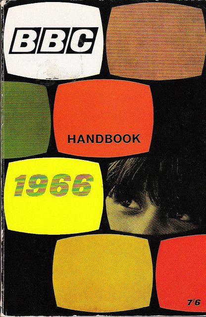 BBC Handbook 1966 by LoopZilla, (Mod / Mid Century / vintage tv / vintage design / retro book cover ) 1960s Book Covers, 60s Graphic Design, 1960s Posters, 1960s Design, Louis Kahn, Retro Graphic Design, Graphic Design Collection, Willem De Kooning, Year Book