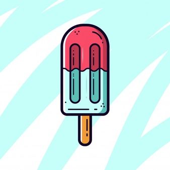 Popsicle Doodle, Popsicle Tattoo, Popsicle Cartoon, Popsicle Drawing, Popsicle Illustration, Cartoon Popsicle, Candy Drawing, Ice Cream Logo, Summer Bulletin Boards