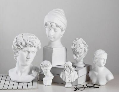 Find many great new & used options and get the best deals for David Head Bust Resin Statue Michelangelo Sculpture Decoration Greek Mythology at the best online prices at eBay! Free shipping for many products! Harry Potter Bedroom Decor, Harry Potter Bedroom, Bust Statue, Art Studio Ideas, Head Statue, Sculptures For Sale, Skull Carving, Modern Sculpture, Abstract Sculpture