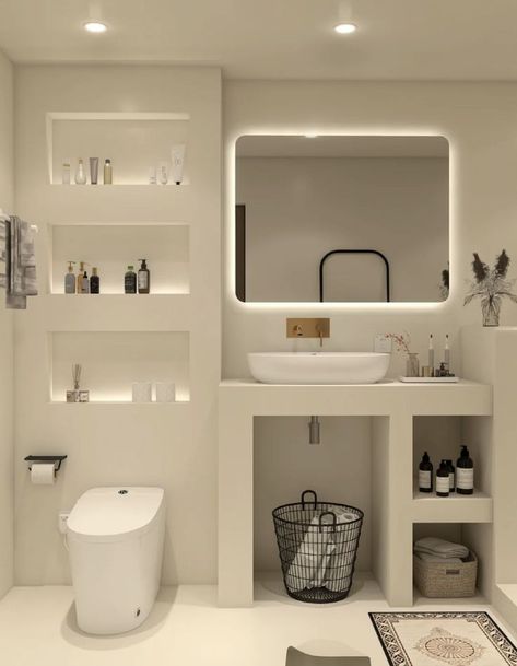 Adu Ideas, Small Bathroom Organization, Bathroom Decor Luxury, Bad Inspiration, Aesthetic Bathroom, Bathroom Design Decor, Dream House Rooms, Bathroom Inspiration Decor, Apartment Decor Inspiration