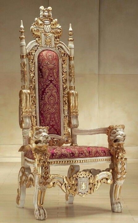 . King Throne Chair, Royal Chair, King Chair, Fancy Chair, Royal Throne, King Furniture, Medieval Furniture, Kursi Bar, Royal Furniture