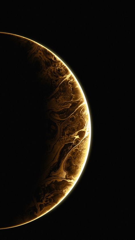 Half Earth, Gold Wallpaper Hd, Gold And Black Wallpaper, Black Phone Background, Free Android Wallpaper, Space Phone Wallpaper, 4k Wallpaper For Mobile, Wallpaper Mobile, Mobile Review