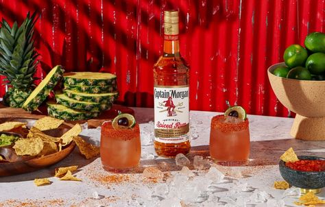 National Rum Day with Captain Morgan Original Spiced Rum Best Rum Cocktails, Alcohol Food, Chili Lime Seasoning, Good Rum, The Guest List, Lifestyle Website, Rum Cocktails, Captain Morgan, Rum Cocktail