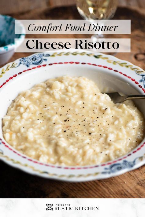 Italian Risotto, Cheese Risotto, Kitchen Italian, Aosta Valley, Creamy Pasta Dishes, Fontina Cheese, Comfort Food Recipes Dinners, Risotto Recipes, Italian Recipes Authentic