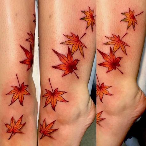 Japanese Maple Leaves Tattoo, Japanese Maple Tattoo, Japanese Maple Leaf Tattoo, Lucky 13 Tattoo, Maple Leaf Tattoos, Maple Tree Tattoos, 13 Tattoo, 13 Tattoos, Japanese Maple Tree