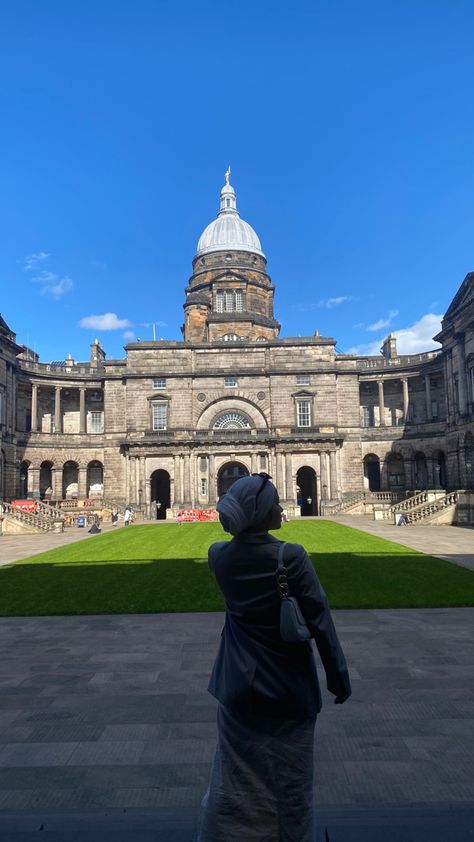 The Old College, University of Edinburgh Edinburgh University Dorm, Manifesting Future, Uni Aesthetic, University Of Edinburgh, Edinburgh Travel, University Dorms, Edinburgh University, Life Vision, Life Vision Board