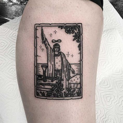 Tarot Card Tattoo Magician, Tarot Tattoo Magician, Tarot Card Tattoo The Magician, 2 Of Cups Tattoo, Tarot Magician Tattoo, Magician Tarot Card Tattoo, The Magician Tarot Card Art, Tarot Tattoo Sleeve, The Magician Tarot Tattoo