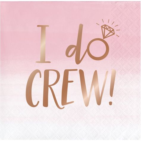 Rose All Day I Do Crew Paper Beverage Napkins 48 Count for 24 Guests Bridal Brunch Decorations, Hen Party Themes, Brunch Decorations, Napkin Rose, A Black Wedding, Tissue Napkins, Table Rose, Wedding Shower Themes, I Do Crew