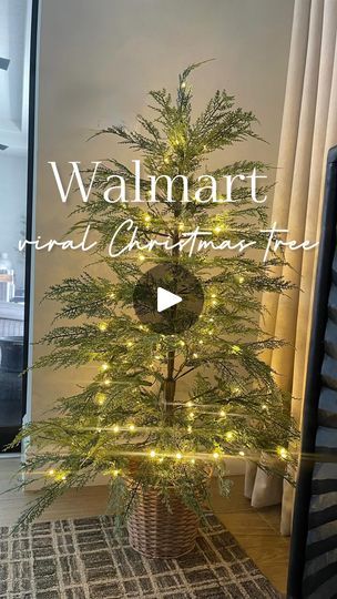 7.1K views · 417 reactions | After hunting for the viral My Texas House Christmas tree at Walmart that everyone’s obsessed with, I finally found one and it’s even better in person! It’s only available for in store pickup right now, but I’ll definitely let you know when I see it back in stock online. Comment “TREE” for the link to the taller one!  🤎 LOOKING FOR LINKS TO MY HOME? 🤎  Make sure to be following me @interiorsbydebbi before commenting TREE to make sure you receive the link in your messages. Also, you can go to my bio to shop my LTK, Walmart Storefront, Target Storefront, and Amazon Storefront!  #holidaydecor #walmartchristmas #viralchristmastree #mytexashouse #ltkholiday #walmartfind #walmarthome #christmastreeshopping #holidaydecoratingideas | Debra J Cappuccio | BL3SS · Kisse Viral Walmart Christmas Tree, My Texas House Christmas Tree Decorated, My Texas House Christmas, My Texas House Christmas Tree, Walmart Christmas Trees, 4ft Christmas Tree, Texas Trees, Texas Farmhouse, My Texas House