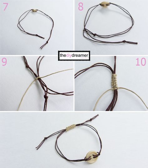 Making square knots bracelet Joululahjat Diy, Cord Bracelet Diy, Diy Bracelets With String, Sell Easy, Diy Jewelry To Sell, Button Bracelet, Jewelry Knots, Bracelet Knots, Easy Diy Jewelry