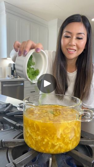 9.2K views · 235 reactions | Egg Drop Soup | Save my recipe for Egg Drop Soup with Corn! It’s really easy to make and so comforting. The ingredients are just 32oz’s of chicken broth, 1/2 tbsp of... | By My Healthy Dish | Facebook Bone Broth Egg Drop Soup, Egg Drop Soup Recipe Videos, Authentic Egg Drop Soup, Keto Egg Drop Soup, My Healthy Dish, Egg Drop Soup Recipe, Healthy Soups, Egg Drop Soup, Egg Drop