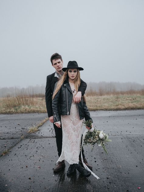 Alternative Edgy Wedding Ideas with a Naked Tipi Backdrop | Whimsical Wonderland Weddings Plunging Neckline Wedding Dress, Rocker Wedding, Polka Dot Wedding Dress, One Day Bridal, Edgy Wedding, Pearl Wedding Dress, Lace Applique Wedding Dress, Civil Wedding Dresses, Sheer Wedding Dress