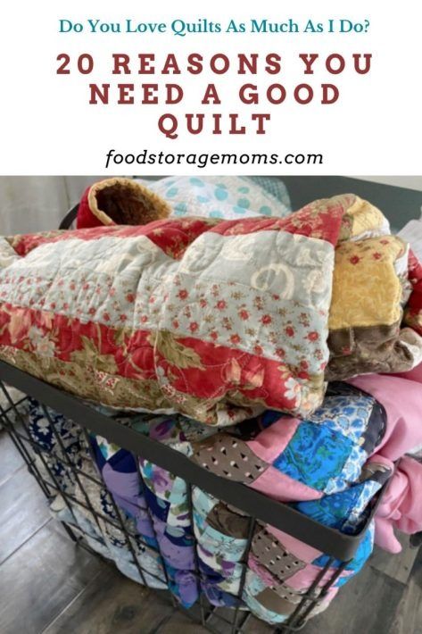 20 Reasons You Need a Good Quilt - Food Storage Moms Types Of Quilts Patterns, Different Quilting Designs, Different Types Of Quilt Patterns, Free Style Quilting, Different Types Of Quilts, Different Quilt Patterns, Quilt Patterns Vintage, Amish Quilt Patterns Free, Boho Quilt Ideas