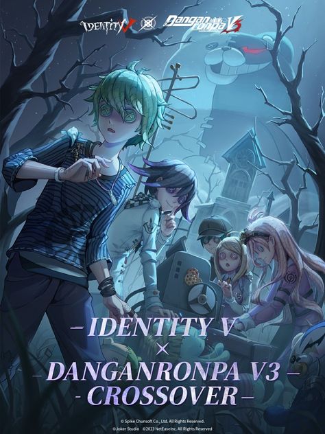 Identity V Crossover, Spike Chunsoft, Identity V, I'm Fine, Danganronpa V3, Danganronpa Characters, Danganronpa, Crossover, Fan Art