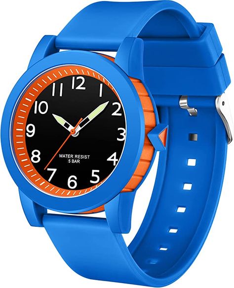 Waterproof Clothing, Minimalist Color, Childrens Watches, Learning Time, Waterproof Watch, Kids Watches, Analog Watch, Sports Watch, Kids Swimming