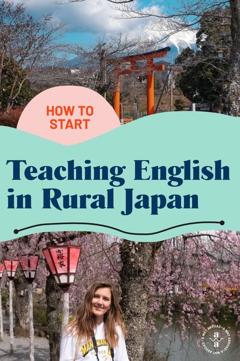 Look no further than this teaching English guide! Learn how to start teaching in Japan and if you should move to rural Japan instead of Tokyo or Kyoto. Living in Japan has been a dream come true for me- will it be for you, too? Moving To Japan, Teaching In Japan, Japan Tips, Rural Japan, Applying For Jobs, Starting A Farm, Foreign Exchange Student, Living In Japan, Work Abroad