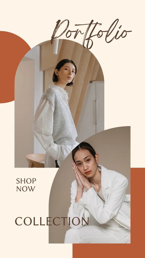 Instagram Fashion Story Ideas, Fashion Advertising Design, Fashion Template Design, Instagram Advertising Design, Insta Layout, Fashion Poster Design, Using Canva, Fashion Layout, Instagram Template Design