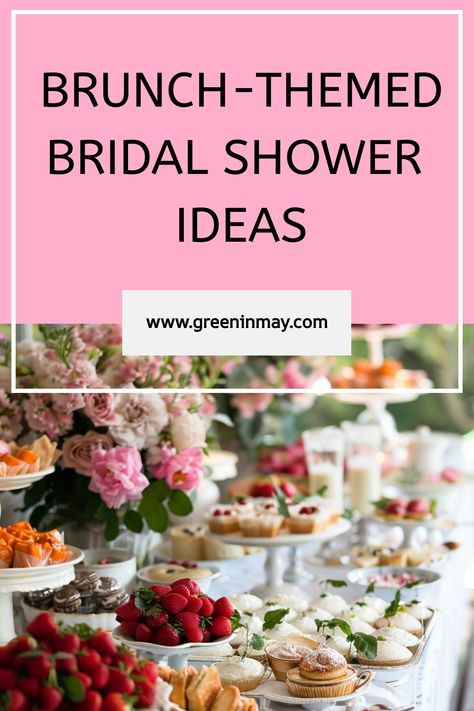 Do you want to host a bridal shower that will be the talk of town for months? A bridal shower brunch is the answer. From the perfect mid-day meal to the drinks you can never go wrong with this brunch shower theme. Bridal Shower Brunch Theme, Brunch Bridal Shower Themes, Brunch With The Bride, Brunch Wedding Shower Ideas, Bridal Brunch Ideas, Wedding Shower Prizes, Bridal Shower Brunch Decorations, Wedding Shower Brunch, Bridal Shower Brunch Invitations