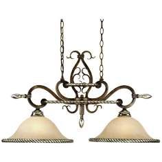 Wentworth Bronze Crackle 33" Wide Pendant Chandelier  $338.91 Breakfast Nook Light Fixture, Kitchen Lighting Over Table, Kitchen Lighting Design, Alabaster Lamp, Retail Lighting, Kitchen Island Pendant, Pool Table Lighting, Light Kitchen Island, Lighting Plan