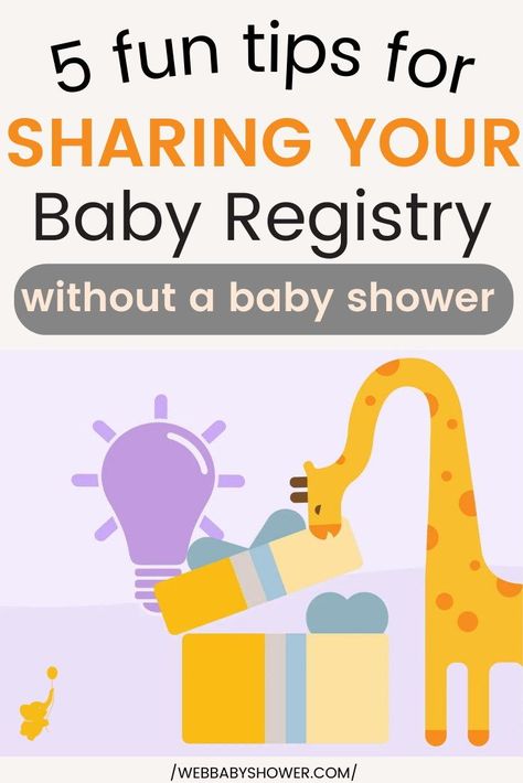 Want to share your baby registry without throwing a baby shower? Here are 5 fun and classy tips for sharing a baby registry without a baby shower worth checking out! No Baby Shower Announcement, Online Baby Shower Ideas, Baby Registry Cards, Baby Shower Etiquette, Virtual Baby Shower Ideas, Classy Tips, Best Baby Registry, Rsvp Website, Baby Shower Checklist