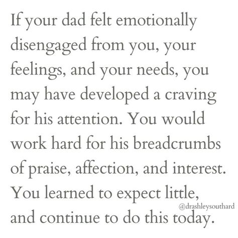 A note of hope and healing for all the Overfunctioning Women in Love carrying the heavy burden of 💔 unhealed father wounds 💔 May this post offer some insight into the psychology of how and why you experience love in such an unfulfilling and fractured way. And, more importantly, some guidance on how to find your way to a brighter, more joyful space within yourself. ✨ #happyfathersday #fathersday #fatherwounds #healingjourney #selfworth #overfunctioningwoman #innerchildhealing #selfhelp... Father Wound Affirmations, Father Wound Quotes, Father Wounds In Women, Father Wound Healing, Overfunctioning Woman, Healing Era, Father Wound, Heavy Burden, Love Is Not Enough