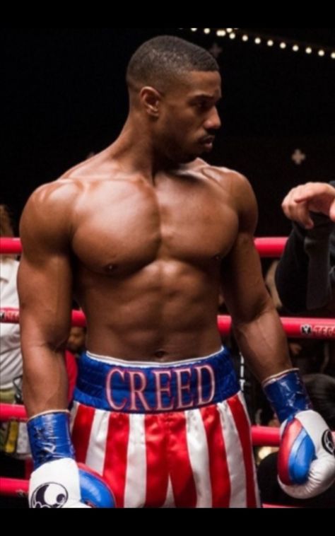 Michael b.Jordan Creed 2🔥❤ Micheal B Jordan Creed 3, Michael B Jordan Physique, Adonis Creed Pfp, Michael B Jordan Creed, Canada Vs Usa, Jordans Aesthetic, Creed Movie, Creed 3, Best Physique