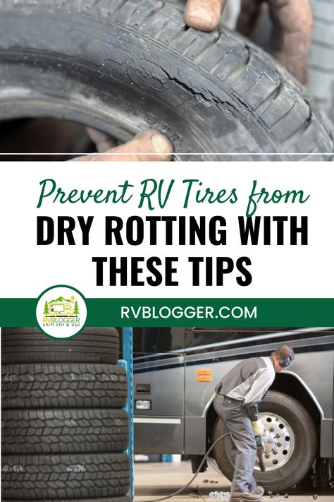 Dry rot is a common problem for RV tires. Learn how to prevent it with these simple tips. Regular maintenance will help keep your RV tires in good condition and extend their life. Trailer Camping Hacks, Camper Maintenance, Camper Repair, Motorhome Travels, Cargo Trailer Camper, Rv Camping Tips, Trailer Camping, Rv Travel Trailers, Travel Trailer Camping