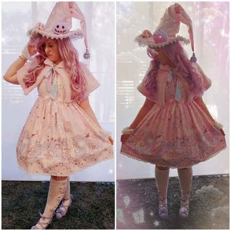 Kawaii Witch Hat, Kawaii Witch Costume, Pastel Witch Costume, Romantic Halloween, Witch Princess, Kawaii Witch, Random Outfits, Witch Stuff, Witch Dress