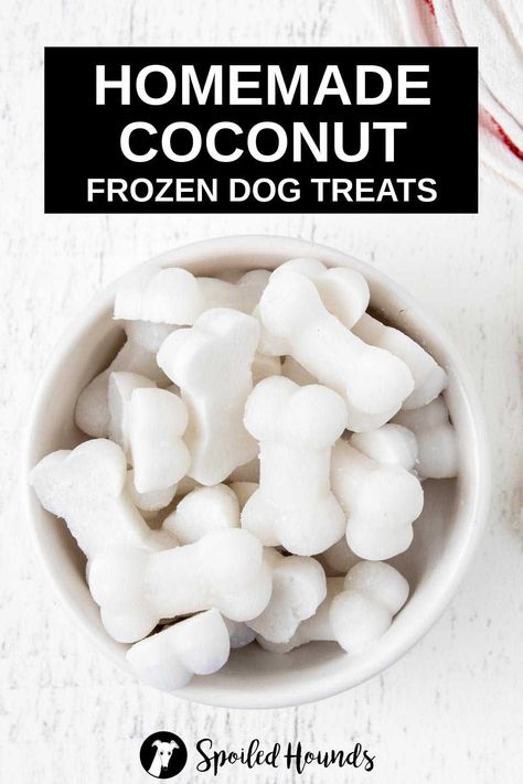 Summer Dog Treats Frozen, Pupsicles Dog Treats Recipe, Dog Treats For Summer, Coconut Dog Treats, Fruit Dogs Can Eat, Things For Dogs, Summer Dog Treats, Frozen Dog Treats Recipes, Frozen Dog Treats Homemade