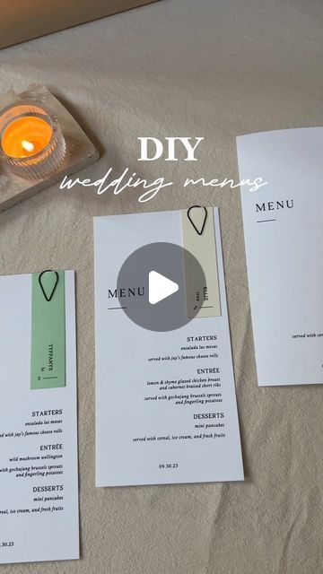 172 likes, 3 comments - kwinnhoangOctober 11, 2023 on : "our diy menus + name cards 🤍 . . . . . . . . . . . . . . . . . . . . . . . #wedding #diywedding #diyweddingdecor #diyweddingideas #we..." Menu With Name, Diy Wedding Menu Cards, Name Cards Wedding, Diy Wedding Menu, Diy Menu, Wedding Menu Cards, Wedding 2024, Wedding Diy, Menu Cards