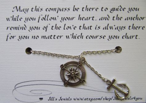 long distance friendship tattoos - Google Search Compass Quotes, Anchor Quotes, Friendship Quote, Distance Friendship, Long Distance Friendship, Anchor Charm, Peter Thomas Roth, Friends Forever Quotes, Quotes By Authors