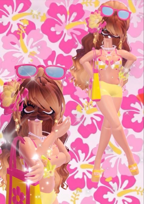 Rh Outfits Summer, Summer Gyaru Royale High, Royale High Summer Vacation, Royale High Roblox Outfits Summer, Summer Royal High Outfits, Mon Cheri Tea Party Set Royale High, Gyaru Fits Royale High, Royale High Roblox Outfits Gyaru, Royale High Summer Outfit Ideas